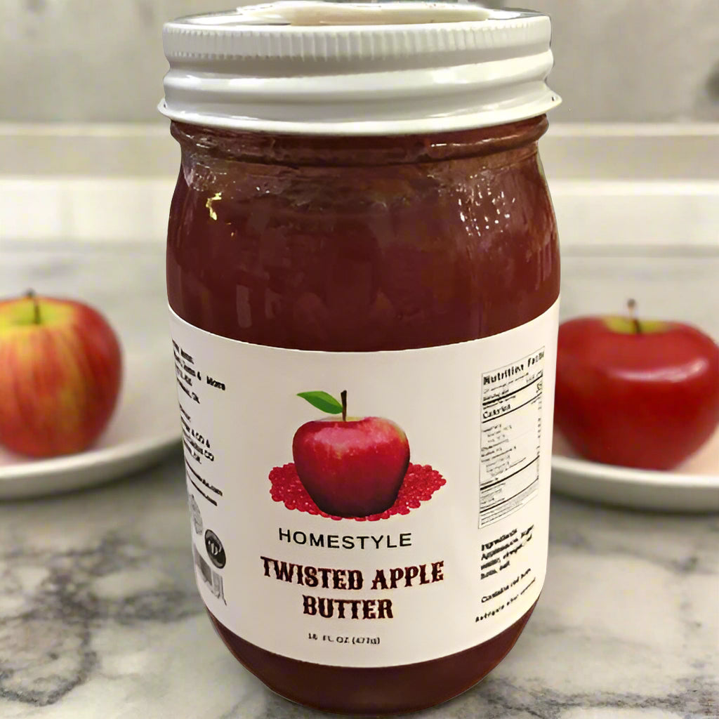 TWISTED APPLE BUTER JAM 16 OZ,