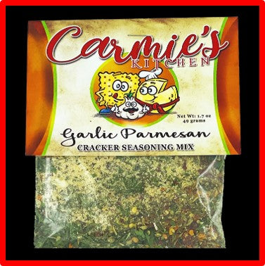 Carmie's cracker Seasoning mix garlic parmesan
