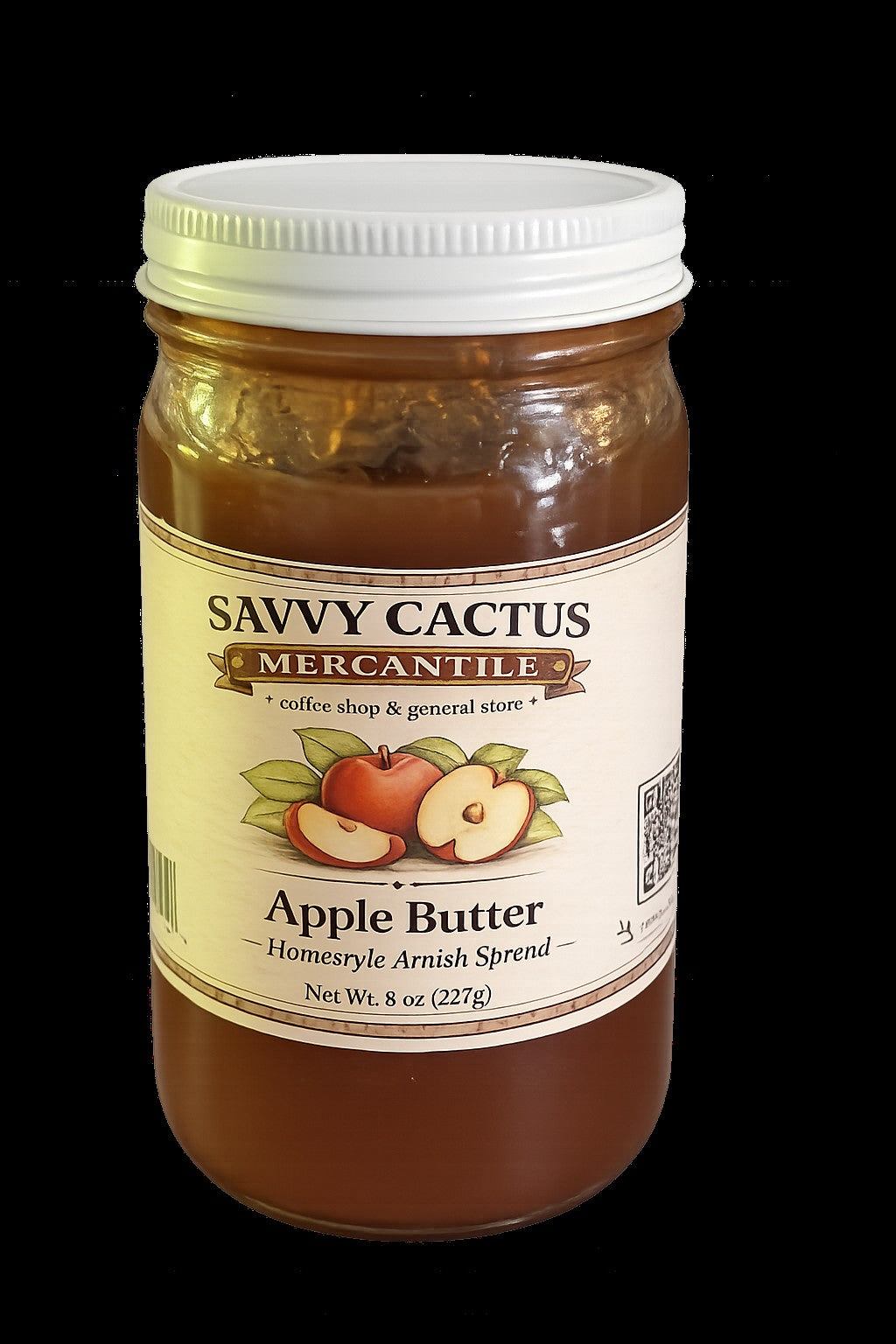 SAVVY CACTUS APPLE BUTTER JAM 8 OZ