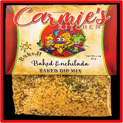 Carmie's Baked Enchilada-- baked dip mix