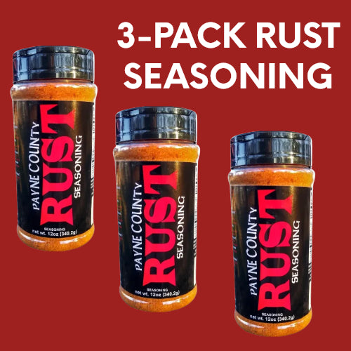 Payne County 3 Pack Rust, Rust, Rust seasoning