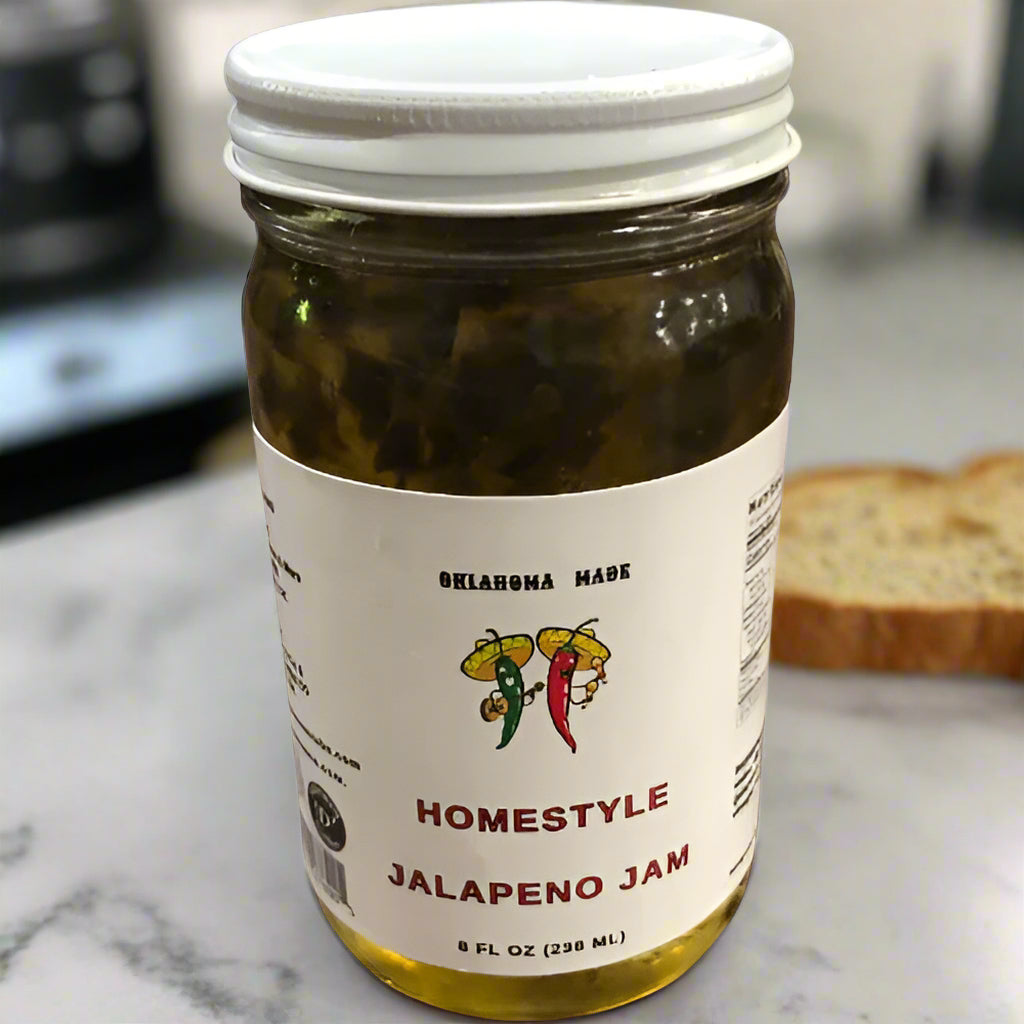 HOMESTYLE JALAPENO JAM 8 OZ.