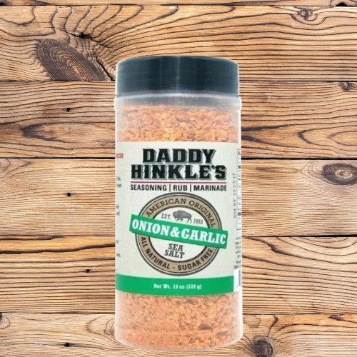 Daddy Hinkle's Onion & Garlice seasoning