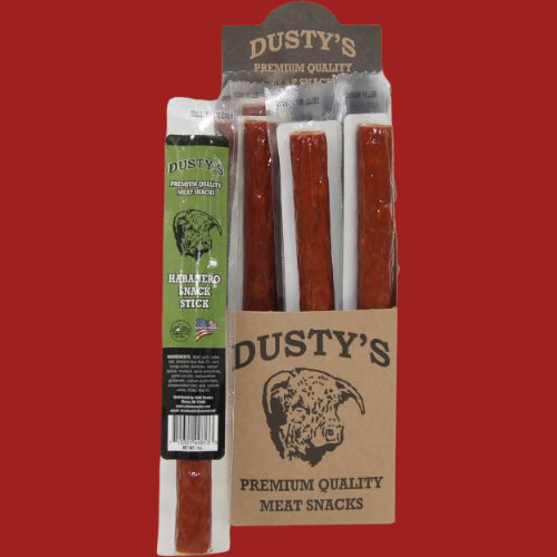 Dusty's Habanero beef sticks (12/box)