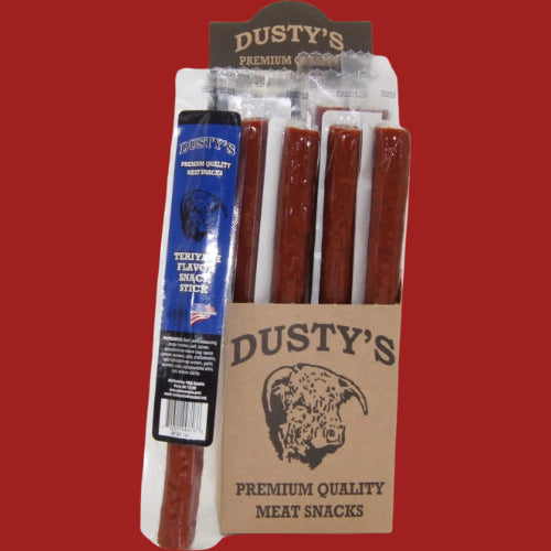 Dusty's Beef Stick Teriyake 1 oz (12 sticks/bx)