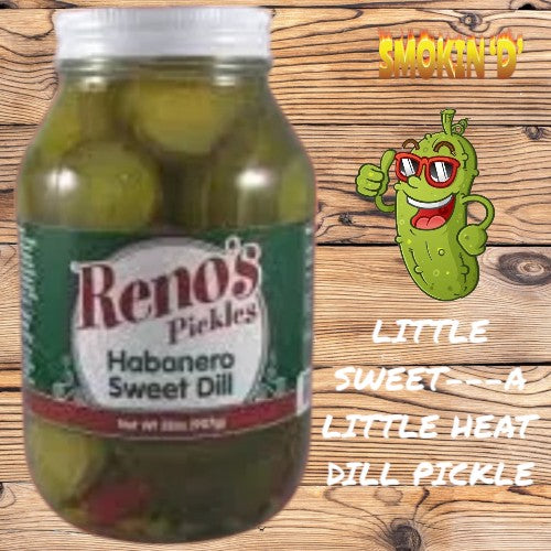 Reno's Habanero Sweet Dill Pickle