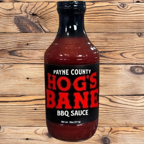 Payne County---Hogs Bane BBQ Sauce -16floz.