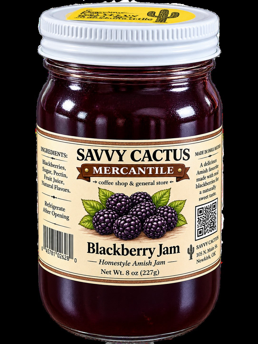 SAVVY CACTUS BLACKBERRY 8 OZ