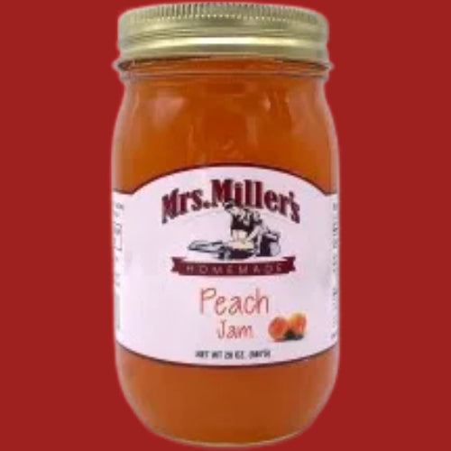 MRS MILLER'S Peach jam--no granulated sugar added. J110