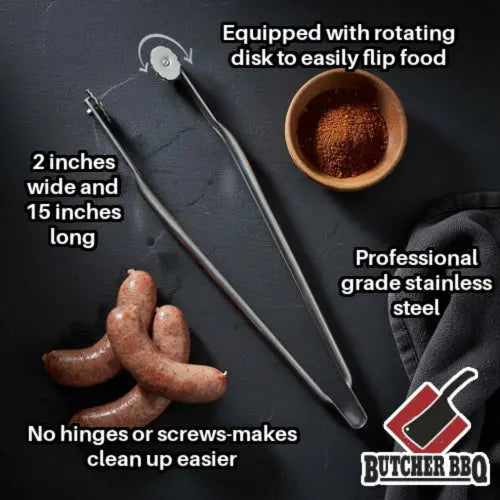 Rotating Barbecue Tongs