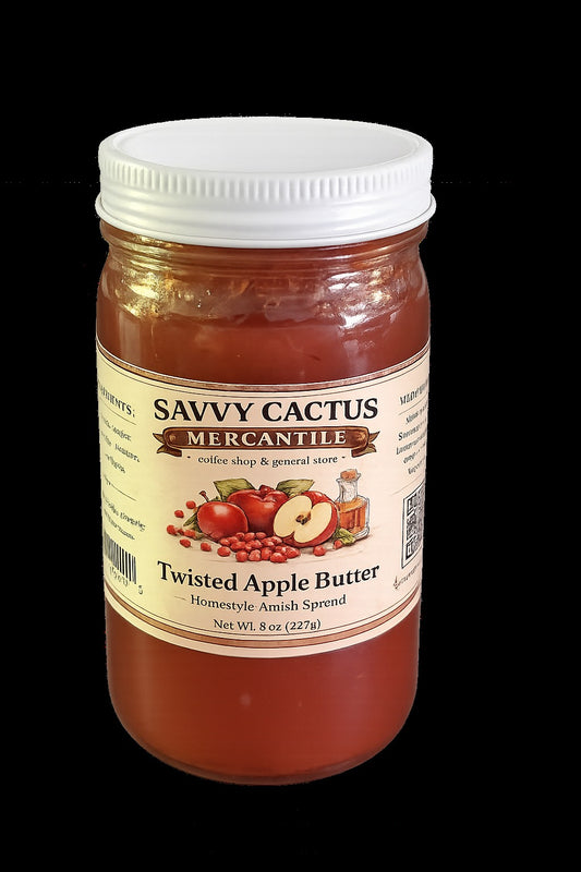 SAVVY CACTUS TWISTED APPLE BUTTER 8 oz.