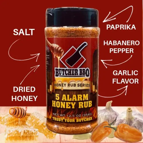 5 Alarm Hot Honey Rub-BBQ Seasoning