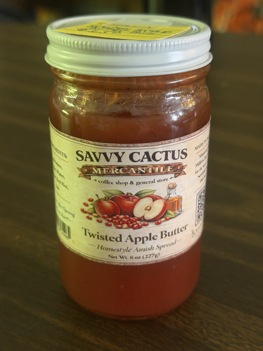SAVVY CACTUS TWISTED APPLE BUTTER 8 oz.