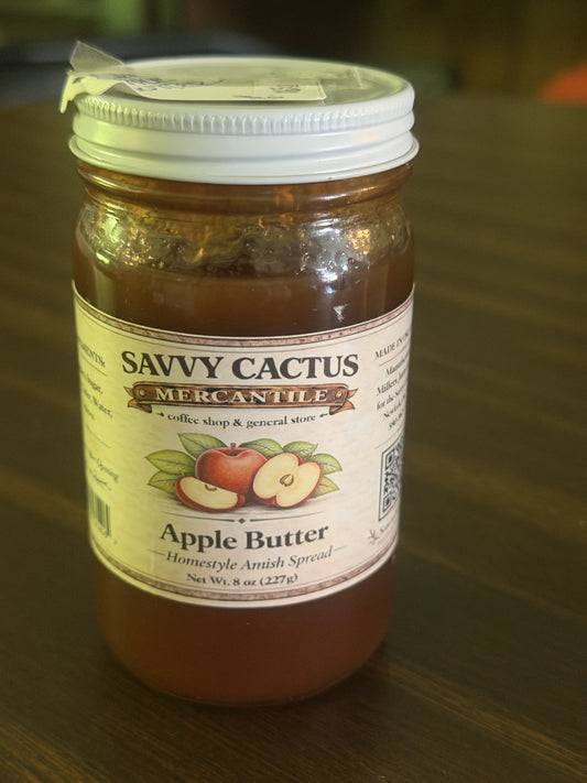 SAVVY CACTUS APPLE  BUTTER JAM 8 OZ