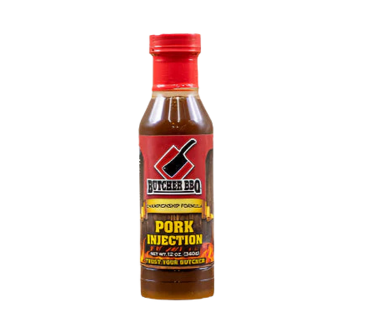 BUTCHER BBQ LIQUID PORK INJECTION 12 OZ BUTCHER 281