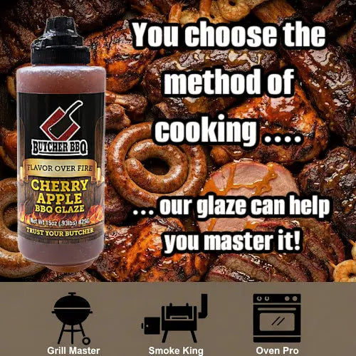 Cherry Apple BBQ Glaze “Flavor Over Fire”