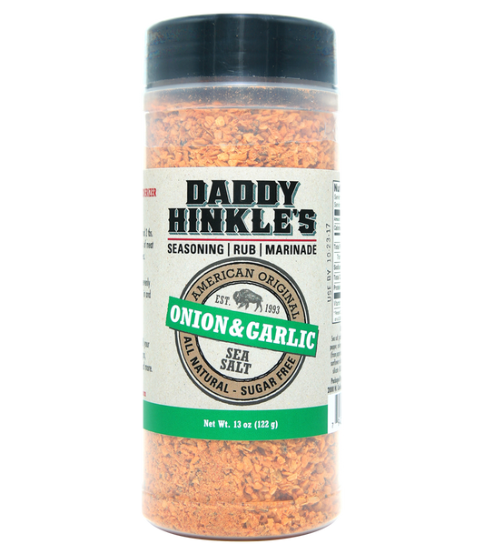 Daddy Hinkle's Onion & Garlice seasoning