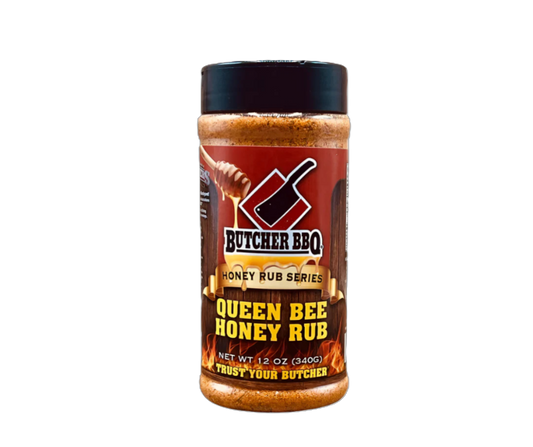 BUTCHER BBQ HONEY RUB "THE ORIGINAL" DRY RUB  12 OZ BUTCHER 281