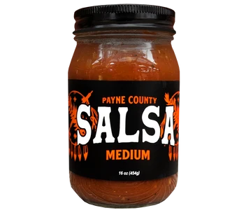 PAYNE COUNTY RUST MEDIUM SALSA 16 OZ.