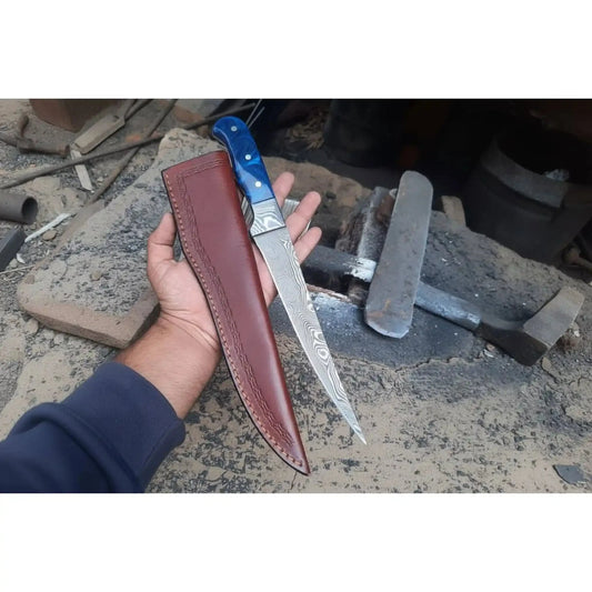 Hand-Forged Damascus Steel Fillet Knife-8 Inch Fi